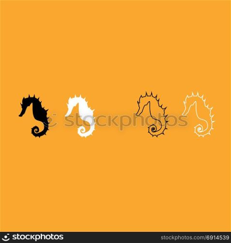 Seahorse icon .