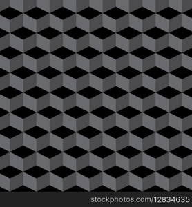 Seamless 3D cubic pattern,vector background