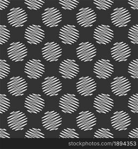Seamless abstract doodle-style pattern for textiles, texture, packaging and simple backgrounds. Flat style.