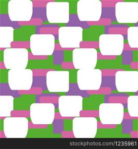 Seamless abstract geometric colorful vector pattern for continuous replicate.. Seamless geometric pattern in pop art design. Vector abstract art.