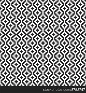 Seamless abstract geometric jacquard quilt square trellis pattern