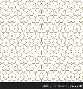 Seamless abstract geometric ornament .Brown color lines.Great design for fabric,textile,cover,wrapping paper,background.Thin lines. Seamless abstract geometric ornament in brown color.