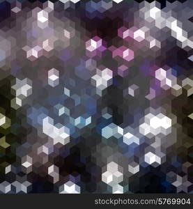 Seamless abstract geometric pattern with hexagons.