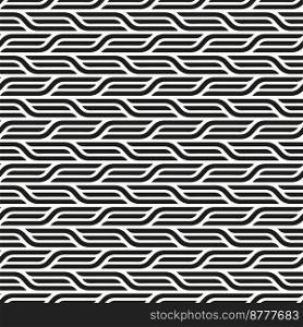 Seamless abstract geometric weave pattern background