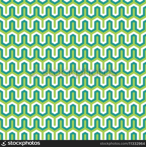 Seamless Abstract Interlocking Geometric Background Texture Pattern