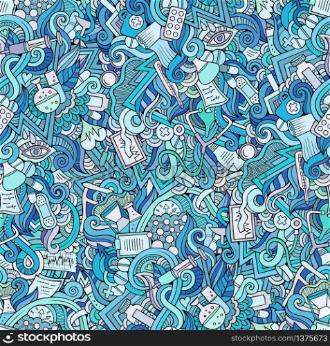 Seamless abstract pattern medical and health background. medical and health background