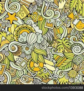 Seamless abstract pattern summer and travel background. Seamless summer and travel background