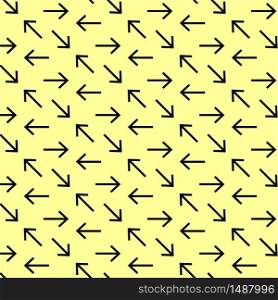 Seamless abstract pattern with arrows