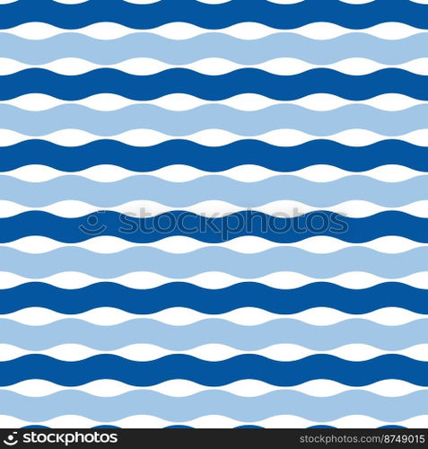 Seamless abstract vector wave pattern texture background