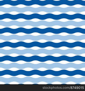 Seamless abstract vector wave pattern texture background