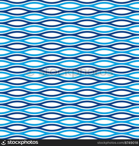 Seamless abstract vector wave pattern texture background