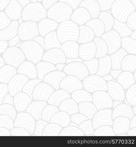 Seamless abstract wave hand-drawn pattern.