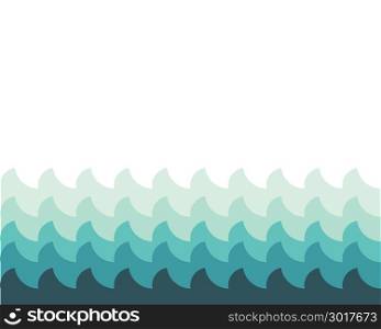 Seamless Abstract Wave Pattern illustration design