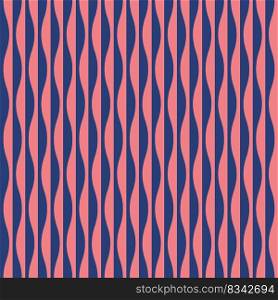 Seamless abstract wavy curve pattern texture background