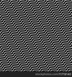 Seamless angular wavy pattern background design Vector Image