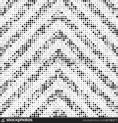 Seamless Arrow Pattern. Abstract Monochrome Background. Vector Regular Texture. Seamless Arrow Pattern