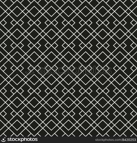 Seamless Art Deco interlocking pattern background