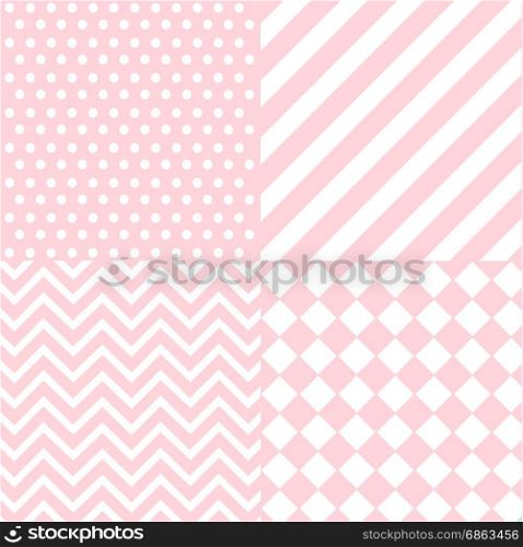 seamless baby girl pattern