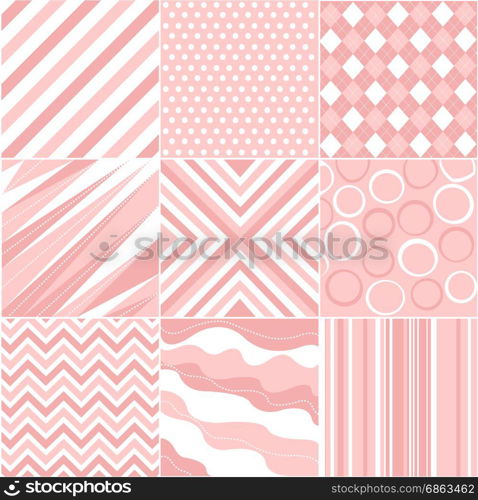 seamless baby girl pattern