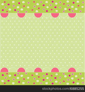 seamless baby pattern, baby card