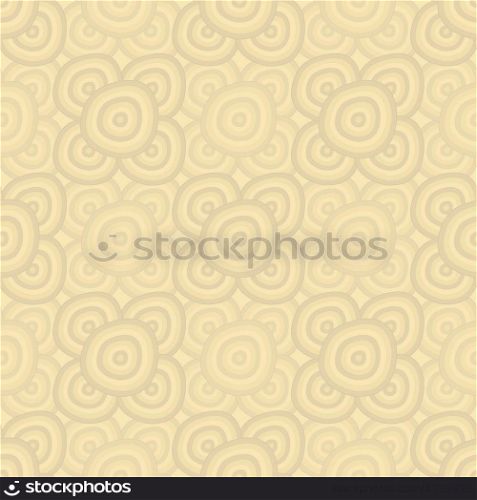 Seamless Background - beige circles