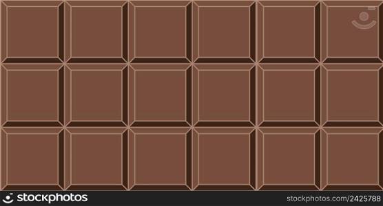 seamless background dark chocolate tile, vector seamless delicious mouth watering dark chocolate bar background