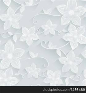 Seamless background floral pattern.vector illustration