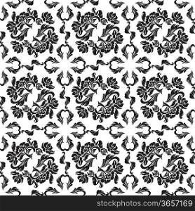 Seamless background flowers, floral - pattern.
