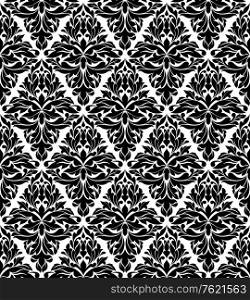 Seamless background in damask style for wrapping paper design