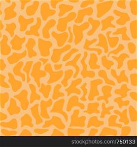 Seamless background in orange tones. Imitation giraffe skin. the ideal solution for textile, backdrop, upholstery and packaging