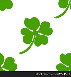 Seamless background, Irish clover for St. patrick day. Seamless background, Irish clover
