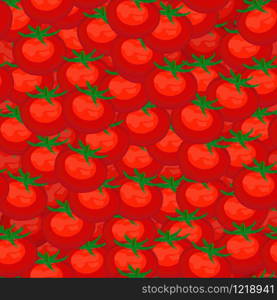 seamless background of red ripe tomatoes