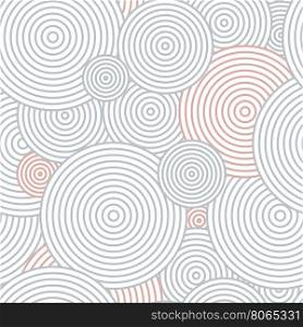 Seamless background pattern of circles. Vector illustration.