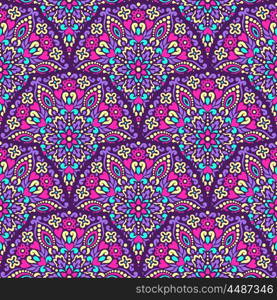 Seamless background with abstract ethnic pattern.. Seamless background with abstract ethnic pattern. Vector illustration.