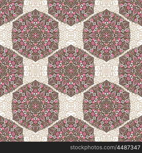 Seamless background with abstract ethnic pattern.. Seamless background with abstract ethnic pattern. Vector illustration.