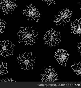 Seamless background with sketch flower or background.. Seamless background with sketch flower or background