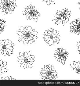 Seamless background with sketch flower or background.. Seamless background with sketch flower or background