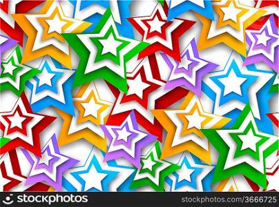 Seamless background with stars. Abstract illustration