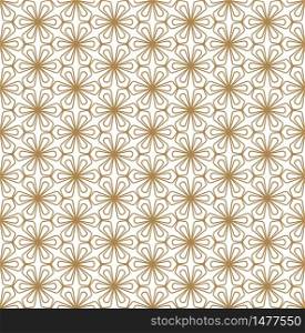 Seamless based on Kumiko pattern in color lines of medium thickness. Seamless pattern based on Kumiko pattern