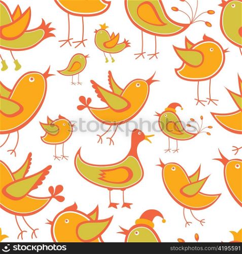 Seamless Bird Background or Wallpaper