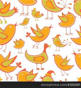 Seamless Bird Background or Wallpaper