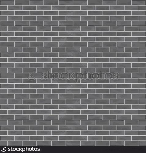 Seamless Black Brick Wall