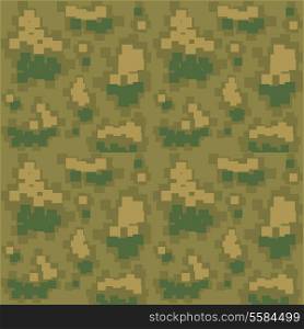Seamless camouflage pattern. Vector illustration
