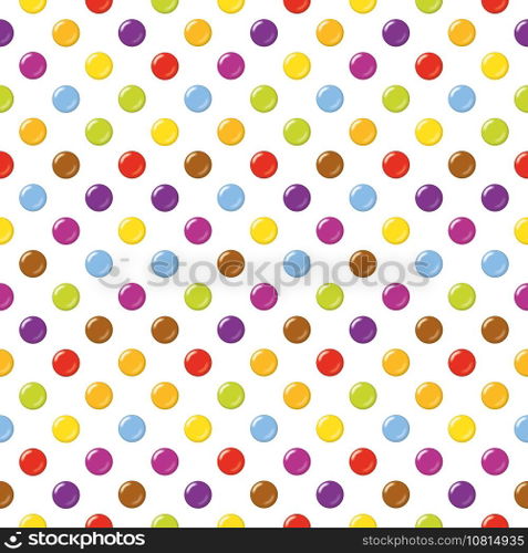 Seamless candy pattern background. Delicious candy pattern.
