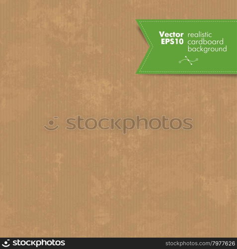 Seamless cardboard vector texture