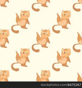 seamless cartoon pattern