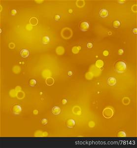 Seamless Champagne Bubbles Background. Illustration of a seamless champagne or beer beverage wallpaper background for parties and happy new year message
