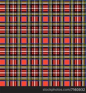Seamless checkered shades of colorful illustration pattern as a tartan plaid