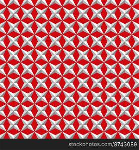 Seamless Christmas star wrapping paper pattern background