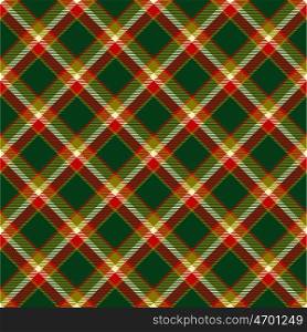 Seamless christmas tartan pattern